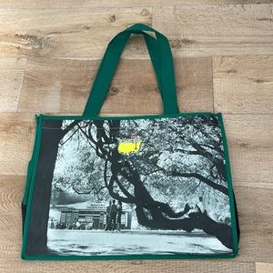 Masters Berckmans Place Green White Black Yellow Reusable Golf Tote Bag